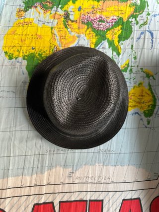 Sombrero Borsalino Negro Paja