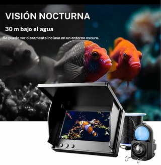 Localizador de peces y cámara subacuática