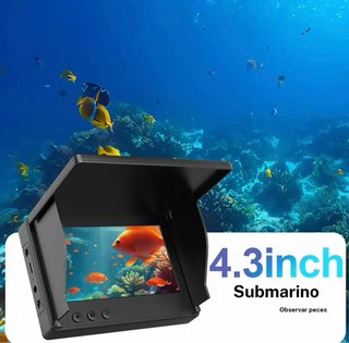 Localizador de peces y cámara subacuática