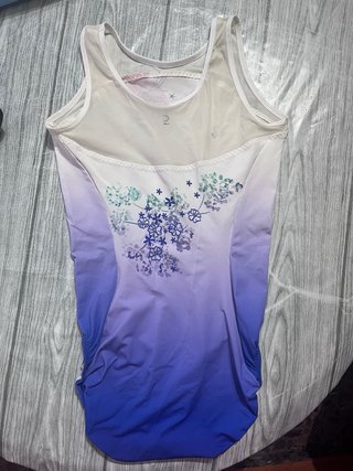 Maillot gimnasia niña flores