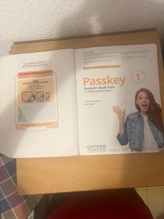 Libro de inglés y actividades 1 bach Oxford