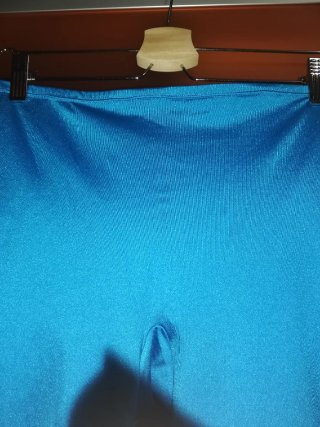 Ciclista vintage anni 90 azzurro