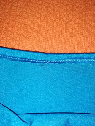 Ciclista vintage anni 90 azzurro