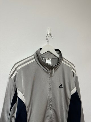 Adidas Chaqueta Chándal Track Jacket Gris Azul