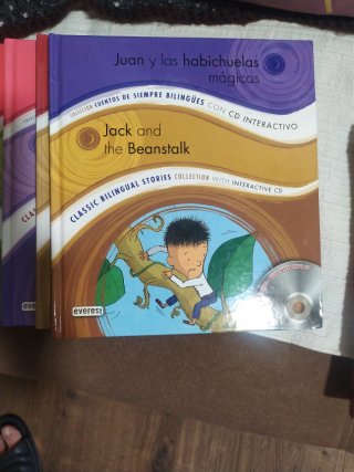 Colección de 12 cuentos de siempre bilingües