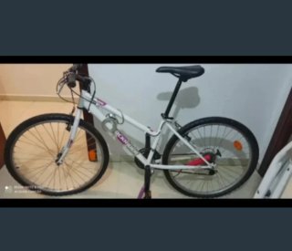 Bicicleta Decathlon Rockrider Blanca