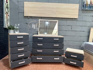 Pack Dormitorio Matrimonial JENI - Madera de Calidad