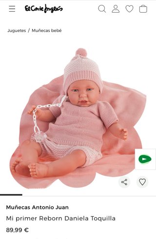 Muñeca Reborn Bebé Realista