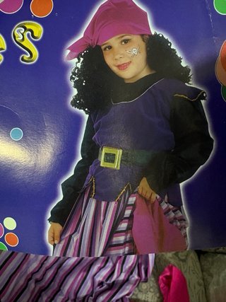Disfraz Pirata Niña Talla 7-9 años