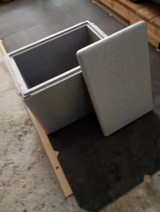 Caja isotérmica Werfen gris