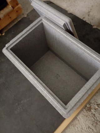 Caja isotérmica Werfen gris