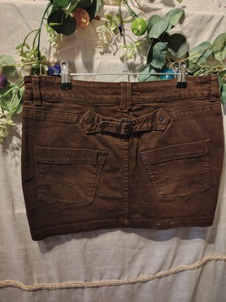 Minifalda Springfield marrón vaquera talla 36
