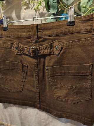 Minifalda Springfield marrón vaquera talla 36