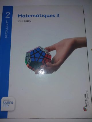 Matemàtiques II, 2 Batxillerat