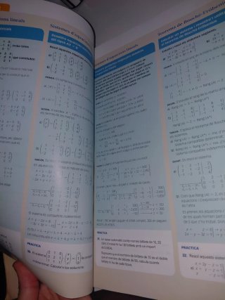 Matemàtiques II, 2 Batxillerat