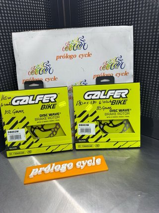 2 Discos Galfer 180 y 160mm 6 tornillos