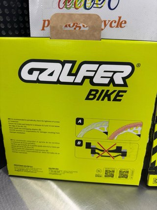 2 Discos Galfer 180 y 160mm 6 tornillos