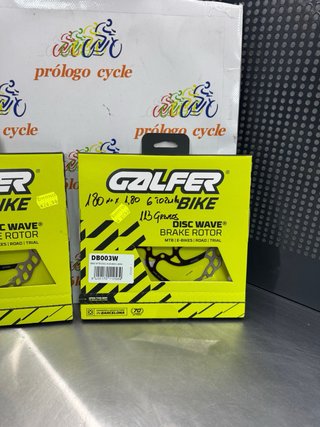 2 Discos Galfer 180 y 160mm 6 tornillos