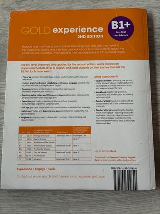 GOLD EXPERIENCE 2ED B1+ STUDENT'S BOOK & INTERA...