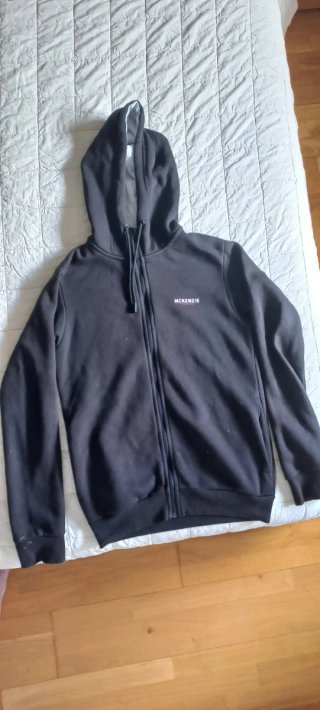 Sudadera McKenzie Marrón con Cremallera