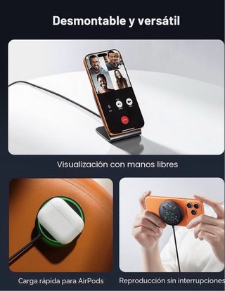 Caricabatterie wireless INIU per iPhone, 15W