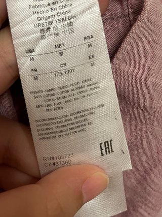Camisa Armani Exchange Rosa de hombre