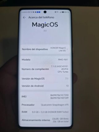 Honor Magic 5Lite - 256GB + 5G
