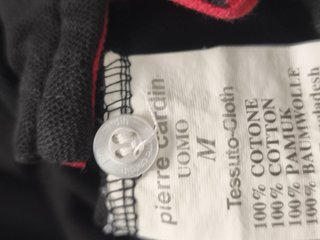 Polo Pierre Cardin Negro Talla M