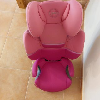 Silla Coche Isofix Gold Rosa