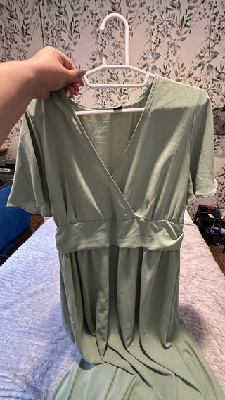 Vestido SHEIN Curve verde talla 1XL