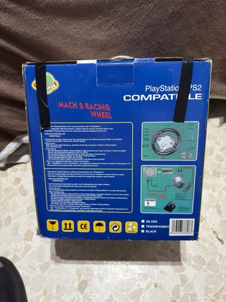 Volante Mach 2 Racing Wheel para PS2