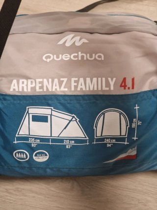 Tienda campaña Quechua Arpenaz Family 4.1