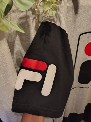 Vestido corto FILA gris con negro talla M