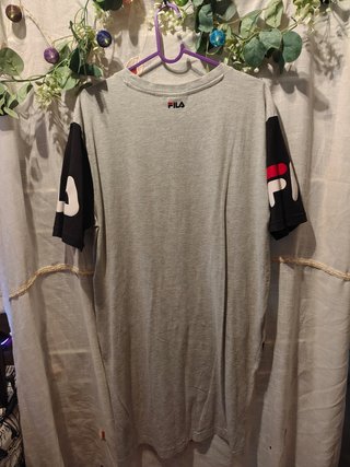 Vestido corto FILA gris con negro talla M