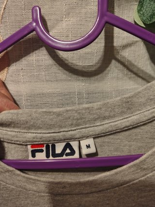 Vestido corto FILA gris con negro talla M
