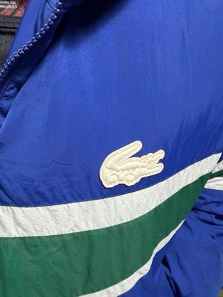 Abrigo Lacoste Azul y Verde