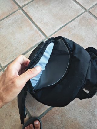 Zaino monospalla nero Case Logic per fotocamera
