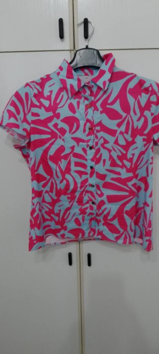 Camicia donna fantasia floreale taglia unica