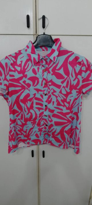 Camicia donna fantasia floreale taglia unica