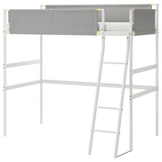 Cama alta Ikea Vitval con colchón