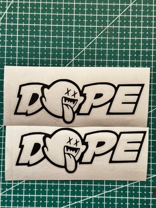 Pegatina Dope Vinilo Fantasma