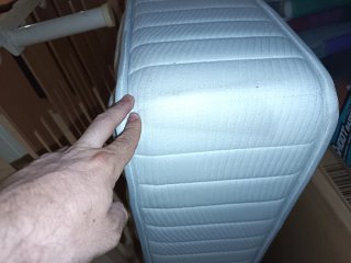 Colchón 90x190 y somier lamas con ruedas
