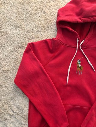 Sudadera Ralph Lauren Roja