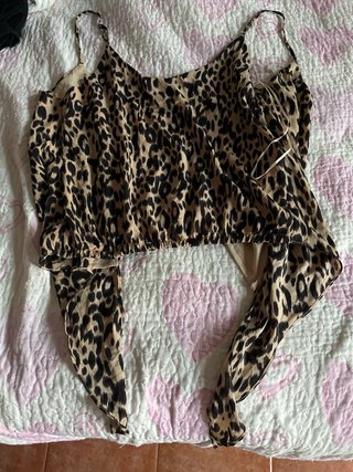 Top leopardo Sienna Sky Talla XS