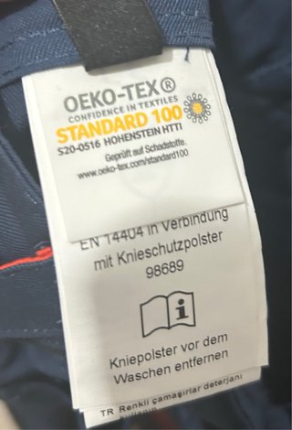 Pantalón Uvex Profesional Azul
