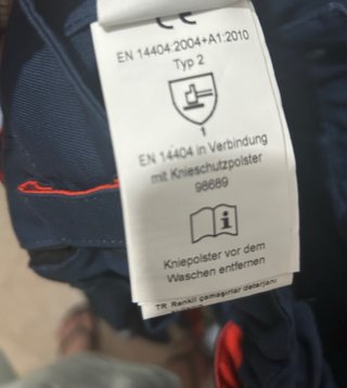 Pantalón Uvex Profesional Azul