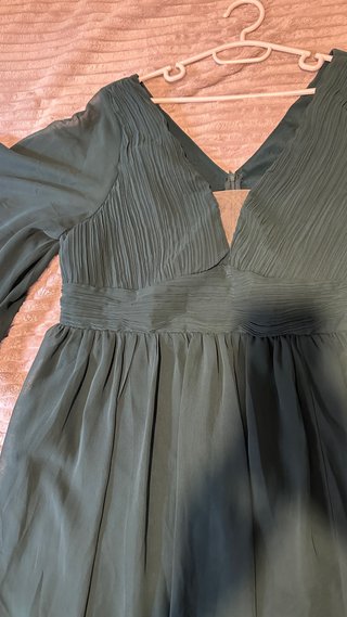 Vestido fiesta verde esmeralda Talla XL/XXL