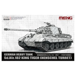 Maqueta Tanque King Tiger 1/72 MENG