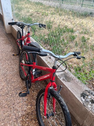 Bicicletas infantiles rojas (2 unidades)
