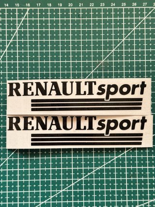 Pegatinas Renault Sport Vinilo Negro
